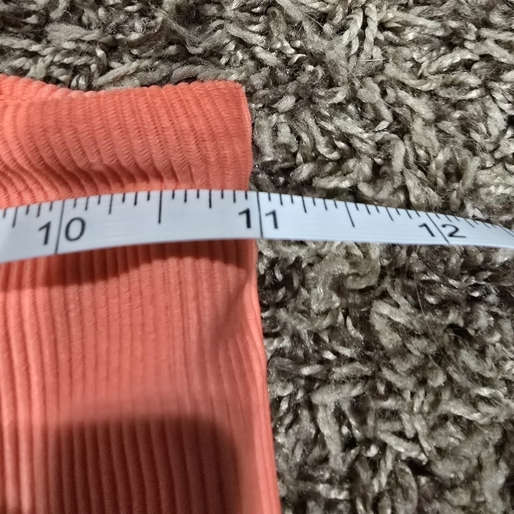 Onzie Women's Rib Midi Peach Punch Ribbed Size XS NWT - Picture 5 of 8